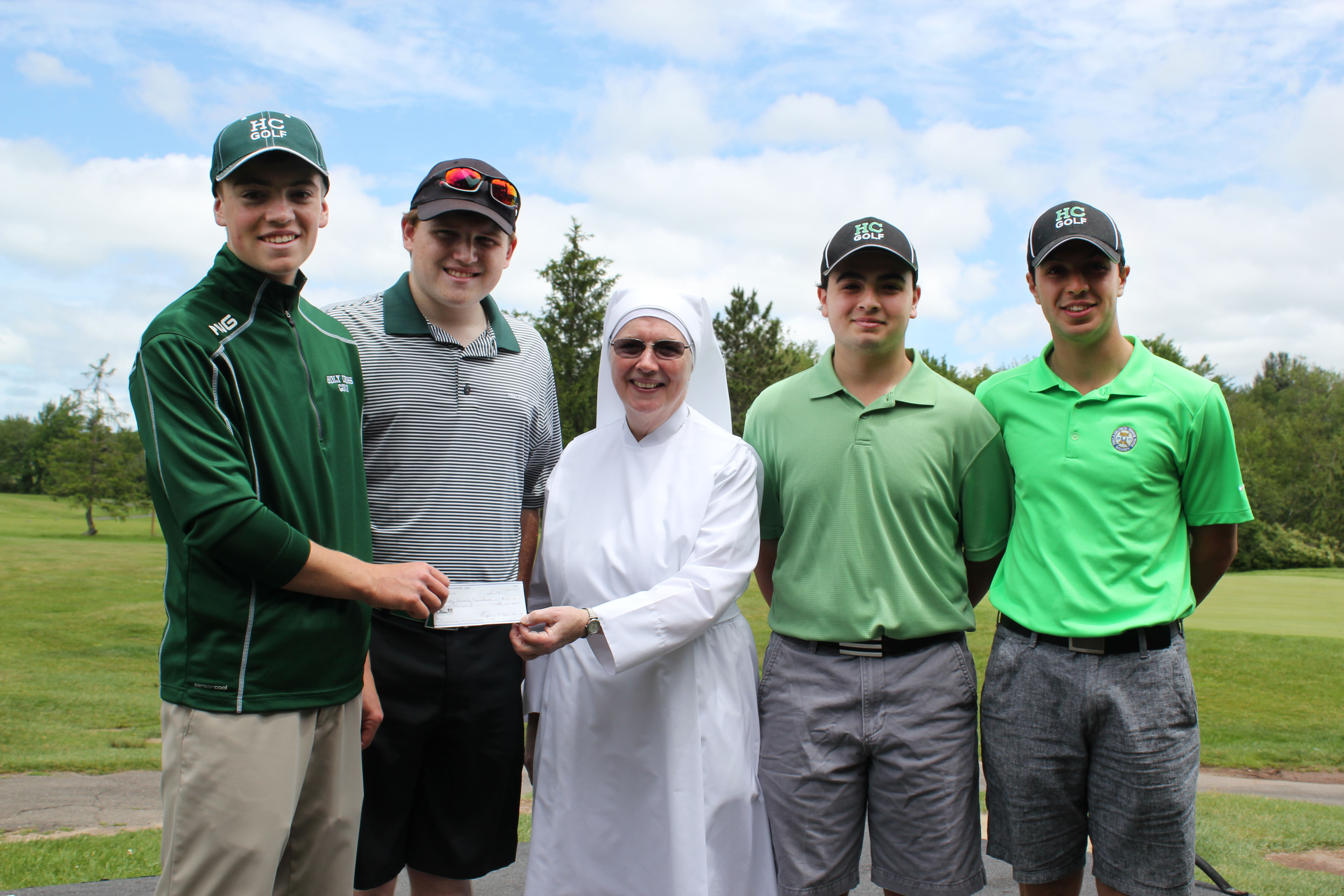 Holy Cross Students Fundraise for the Little Sisters of the Poor
