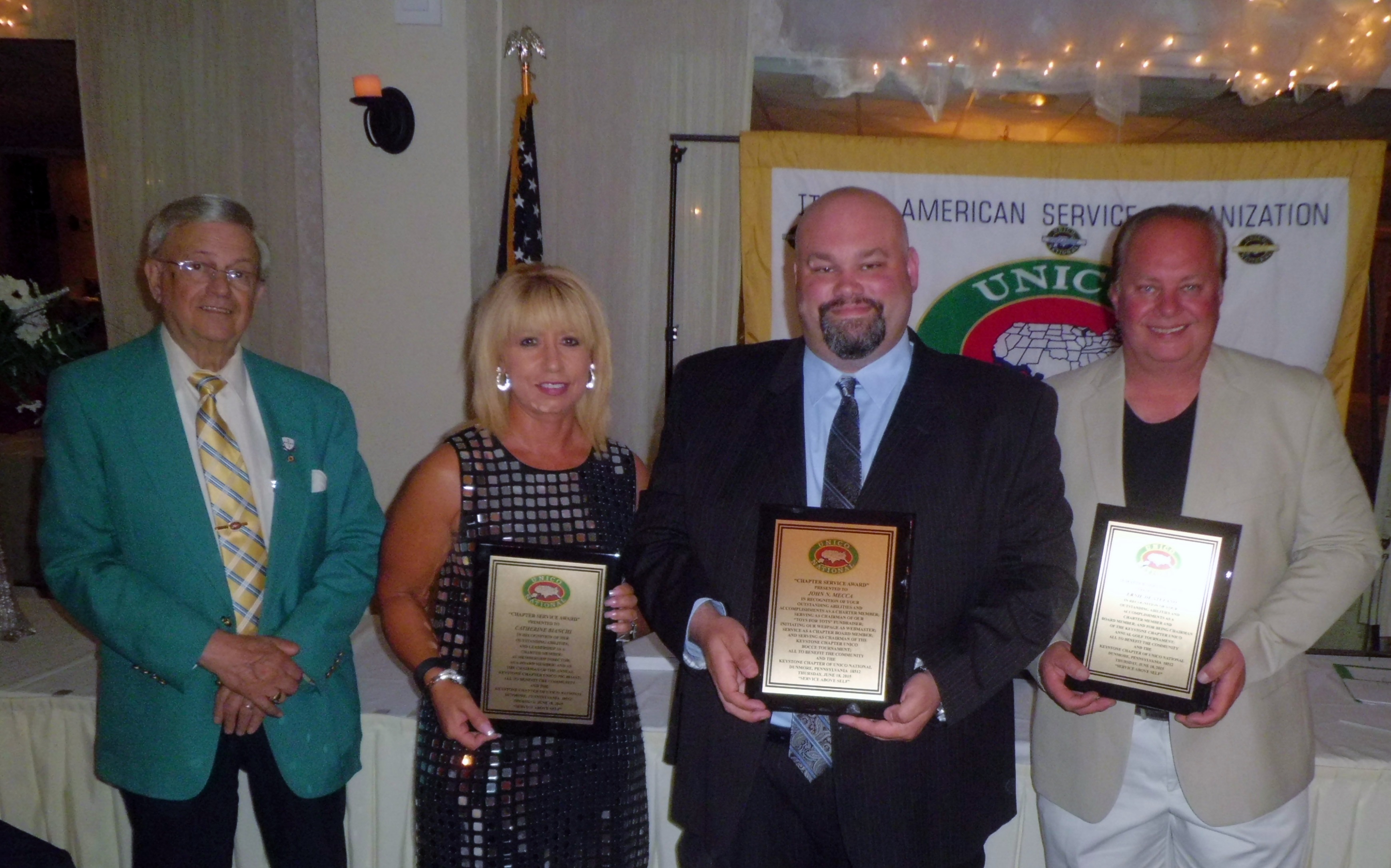 UNICO Presents Service Awards