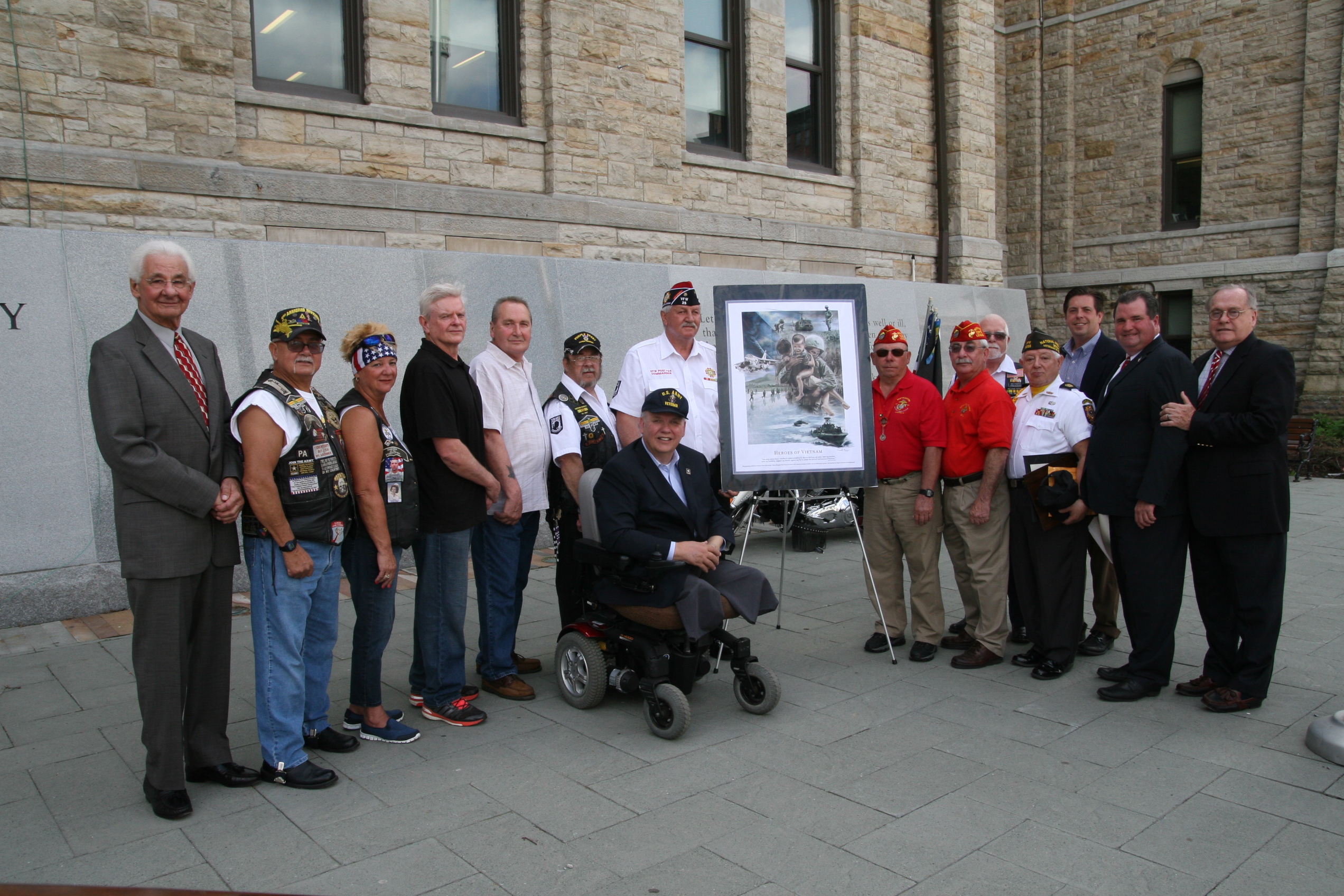 Vietnam Memorial Monument Dedication