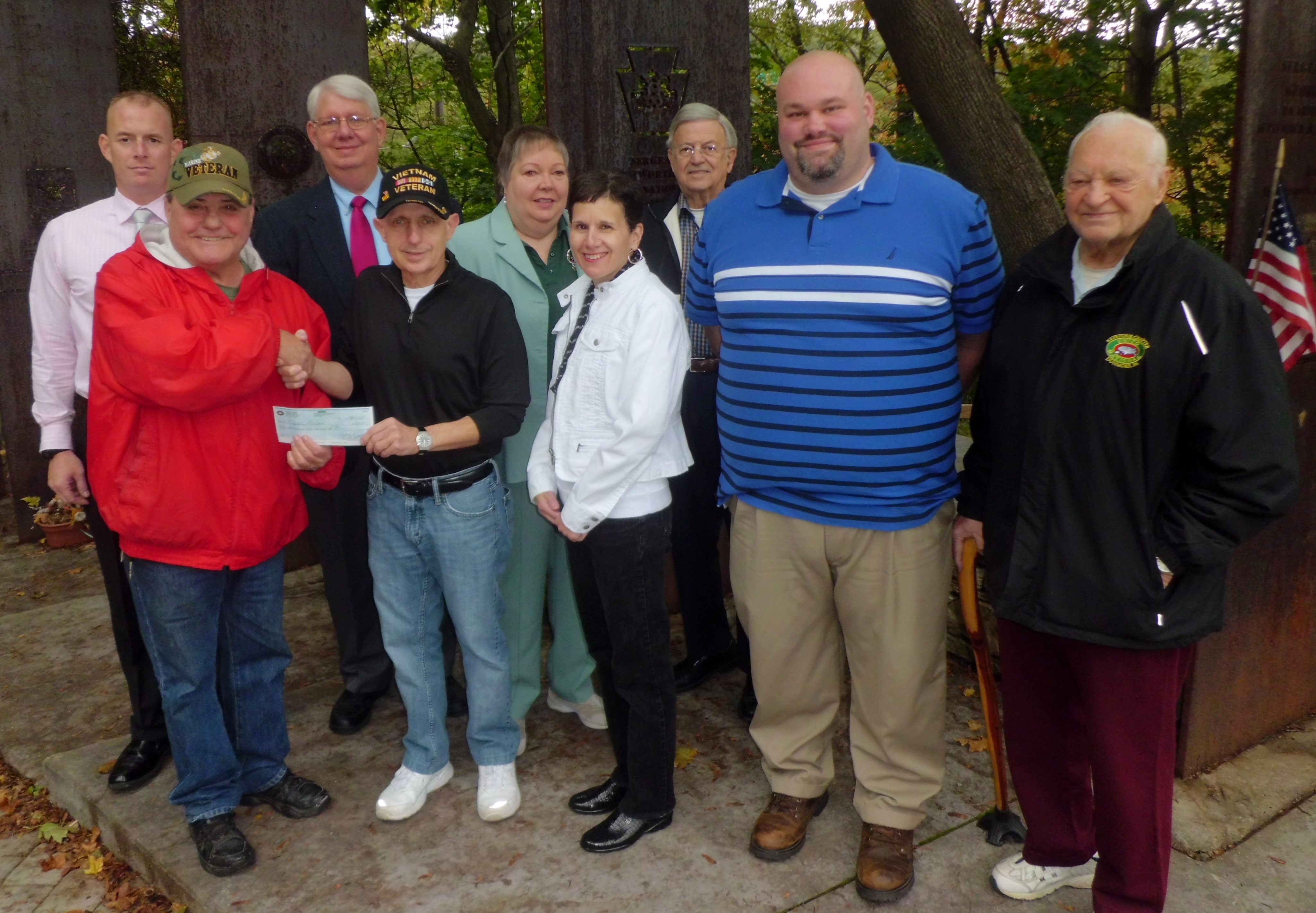 UNICO Presents Check to Keystone Warriors